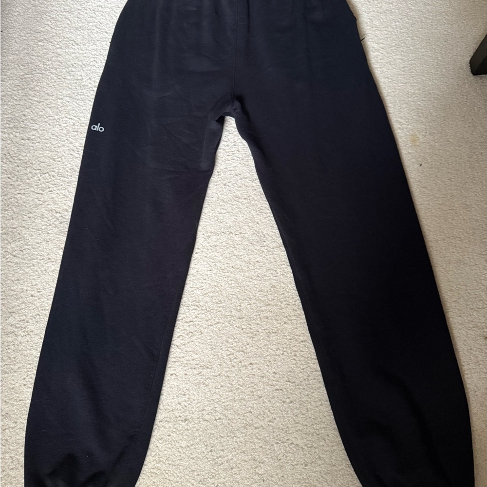 ALO Yoga Black Chill Sweatpants